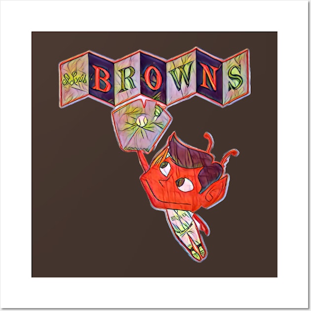 St. Louis Browns Baseball Wall Art by Kitta’s Shop